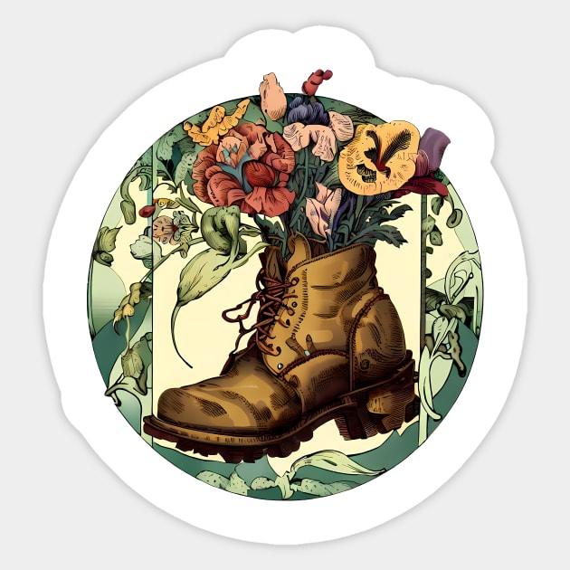 Boot Sticker by Once Upon A Tee